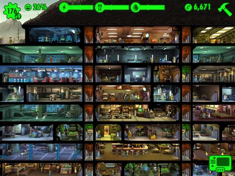 fallout shelter vault upgrades.